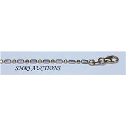 GENUINE 14K ITALIAN YELLOW GOLD 3.81G BAR CHAIN