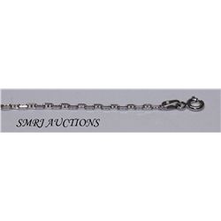 GENUINE 14K ITALIAN WHITE GOLD 3.14G ANCHOR CHAIN