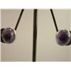Image 1 : 13.75 CTW GARNET EARRING .925 STERLING SILVER