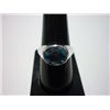 Image 1 : NATURAL 27.50 CTW BLUE TOPAZ RING .925 STERLING SILVER
