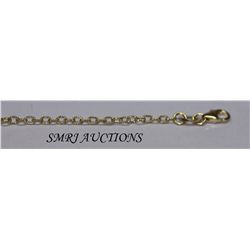 GENUINE 14K ITALIAN YELLOW GOLD 3.42G HAND MADE CHAIN