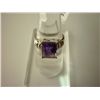 Image 1 : 19.00 CTW AMETHYST RING .925 STERLING SILVER