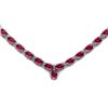 Image 1 : NATURAL 24.00 CTW PINKTOURMALINE NECKLACE .925 STERLING