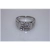 Image 1 : 18.9 CTW CZ RING .925 STERLING SILVER