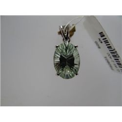 43.00 CTW BLUE TOPAZ PENDANT .925 STERLING SILVER