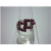 Image 1 : 17.50 CTW RUBY RING .925 STERLING SILVER