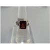 Image 1 : 18.25 CTW GARNET RING .925 STERLING SILVER