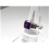 Image 1 : 29.25 CTW AMETHYST RING .925 STERLING SILVER