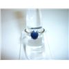 Image 1 : 10.25 CTW SAPPHIRE AND DIAMOND RING .925 STERLING SILVE