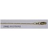 Image 1 : GENUINE 14K ITALIAN WHITE GOLD 3.50G D/C GRANADA CHAIN