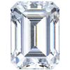 Image 1 : GIA CERT. 0.76 CTW DIAMOND EMERALD F/VVS1