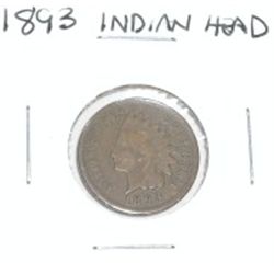 1893 INDIAN HEAD PENNY *PLEASE LOOK AT PICTURE TO DETERMINE GRADE*!!