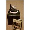 Image 2 : THOMAS KINKADE GIFT SET, INCLUDES "VICTORIAN CHRISTMAS" MINI SCULPTURE & PRAISE CD, NIB