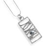 Image 1 : Oxidized Blue Quartz Necklace