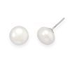 Image 1 : Cultured Freshwater Button Pearl Studs