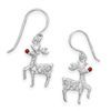 Image 1 : Red-Nosed Reindeer Earrings