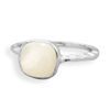 Image 1 : Mother of Pearl Stackable Ring sz 6