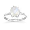 Image 1 : Faceted Moonstone Stackable Ring  sz 8