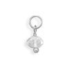 Image 1 : Clear Quartz Charm - April Birthstone