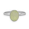 Image 1 : Faceted Prehnite Stackable Ringsz 6