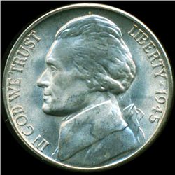 1945S Jefferson 5c MS66/67 (COI-12818)