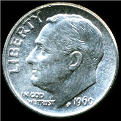 1960 FDR Silver 10c MS66 Full Bands (COI-11647)