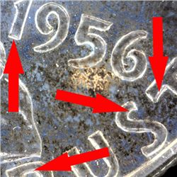 1956 Franklin Proof Half PR67 Scarce Reverse Multi ERROR (COI-10979)