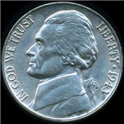 1943D Jefferson 5c MS66/67 Full Steps Double Die Error (COI-12676)