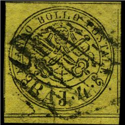 1852 Papal States 4b Stamp (STM-1014)