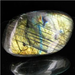 775ct Large Polished Rainbow Labradorite Cabochon (MIN-001664)