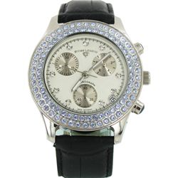 Collectible Swiss Legend NEW Crystal Chrono Watch (WAT-390)