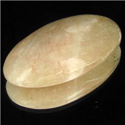 62.85ct Golden Stilbite Cabochon (GEM-45544)