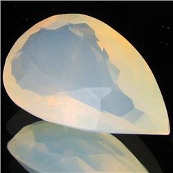 17.91ct Misty Yellow Mexico Fire Opal Pear (GEM-44487)