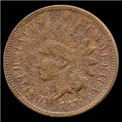 1873 Indian Cent Better Circulated Open 3 (COI-7476)