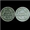 Image 2 : 1910 Barber 10cVF/XF 2pcs (COI-12497)