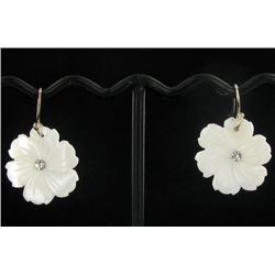 Handcrafted MOP Sterling Earrings (JEW-4411)