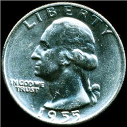 1955D Washington 25c MS65 Underweight ERROR (COI-12064)