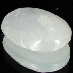 24.53ct Teal Blue Brazil Aquamarine Cabochon  (GEM-43642)