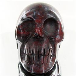 1705ct Hand Carved Agate Skull (MIN-001705)