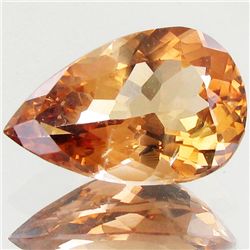 10.55ct Orange Imperial Topaz Pear (GEM-43191)