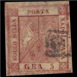 1858 Naples 5g Stamp (STM-0964)