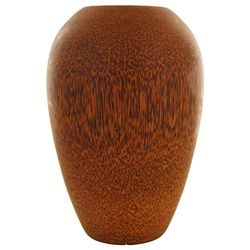Handcarved Coconut Wood Vase (DEC-952)
