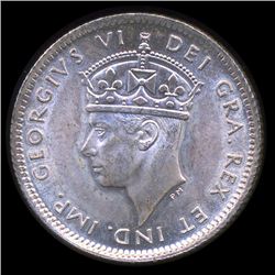 1941C Canada Newfoundland 10c MS66 Variety (COI-8731)