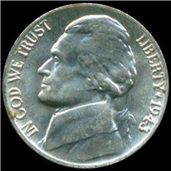 1943P/P Jefferson 5c MS65/66 Full Steps Double Die Error (COI-12708)