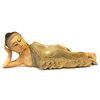 Image 1 : Reclining Buddha Hand Carved of Monkey Pod (CLB-1000)