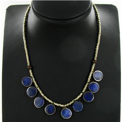 190ct Handcrafted Lapis Nickel Necklace (JEW-4369)