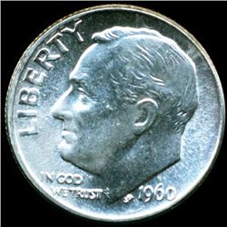 1960 FDR Silver 10c MS66 Full Bands (COI-11636)