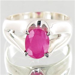 42.2twc Ruby Sterling Ring (JEW-4119A)
