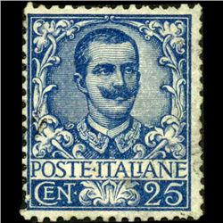 1901 Scarce Italy 25c Stamp MINT NG (STM-1261)