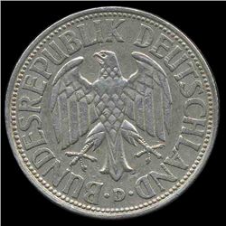 1962D Germany 1 Mark Hi Grade Scarce (COI-8155)